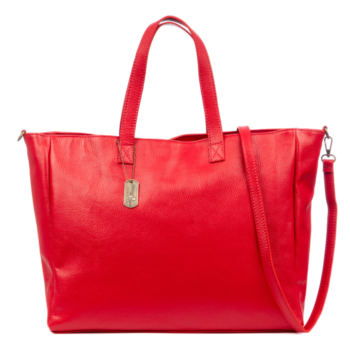 Balsorano borsa shopper donna oversize. Pelle autentica Dollaro.