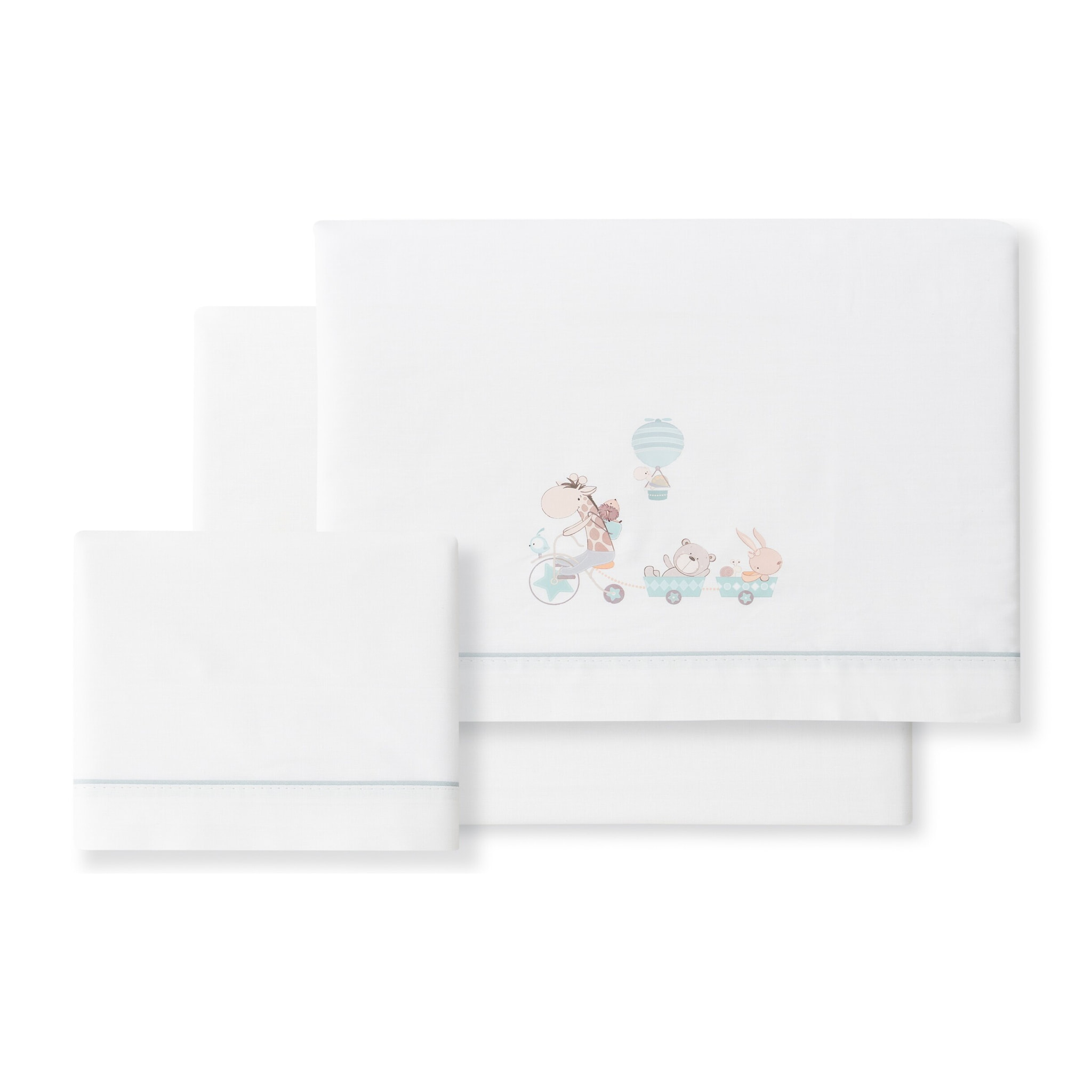 Sábanas Minicuna Jirafa Bicicleta