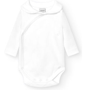 Body cruzado bebé manga larga con cuello