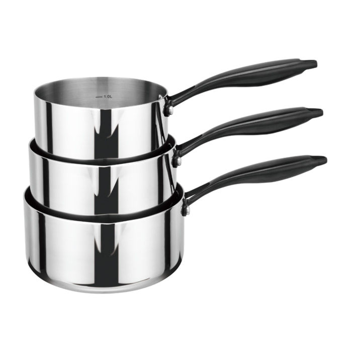 Set de 3 Casseroles 16/ 18/ 20 cm 3 PLY