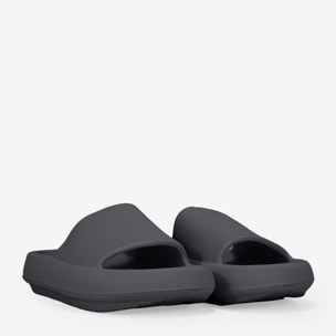 Sandalias con plataforma grises de goma