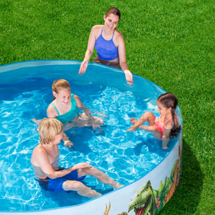 Piscina paredes dinosaurios 244x46 cm. Edad +3 Años.