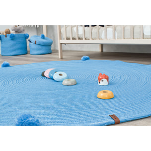 Cali - tapis bleu fait main