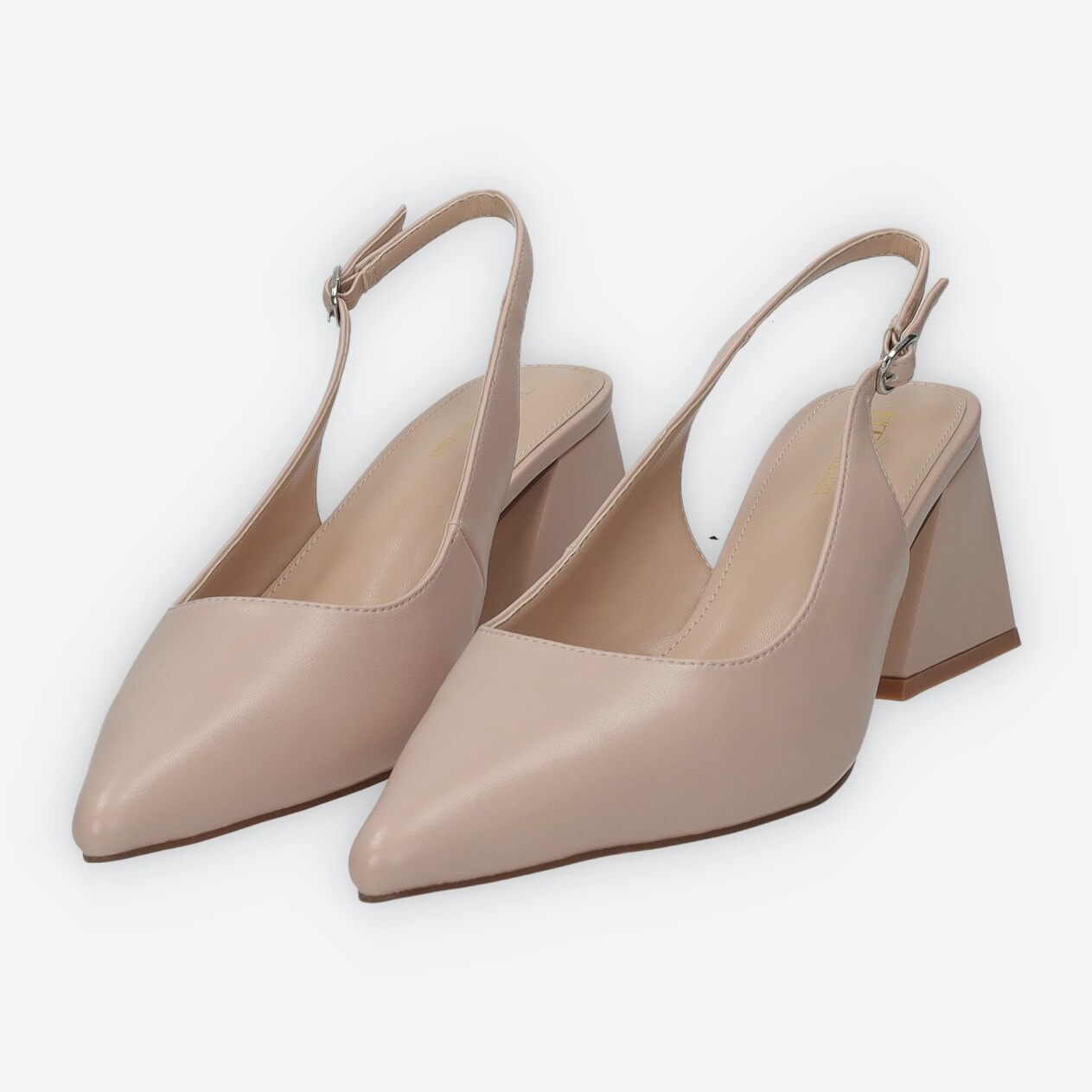 Décolleté sling back Donna Tata Italia Beige