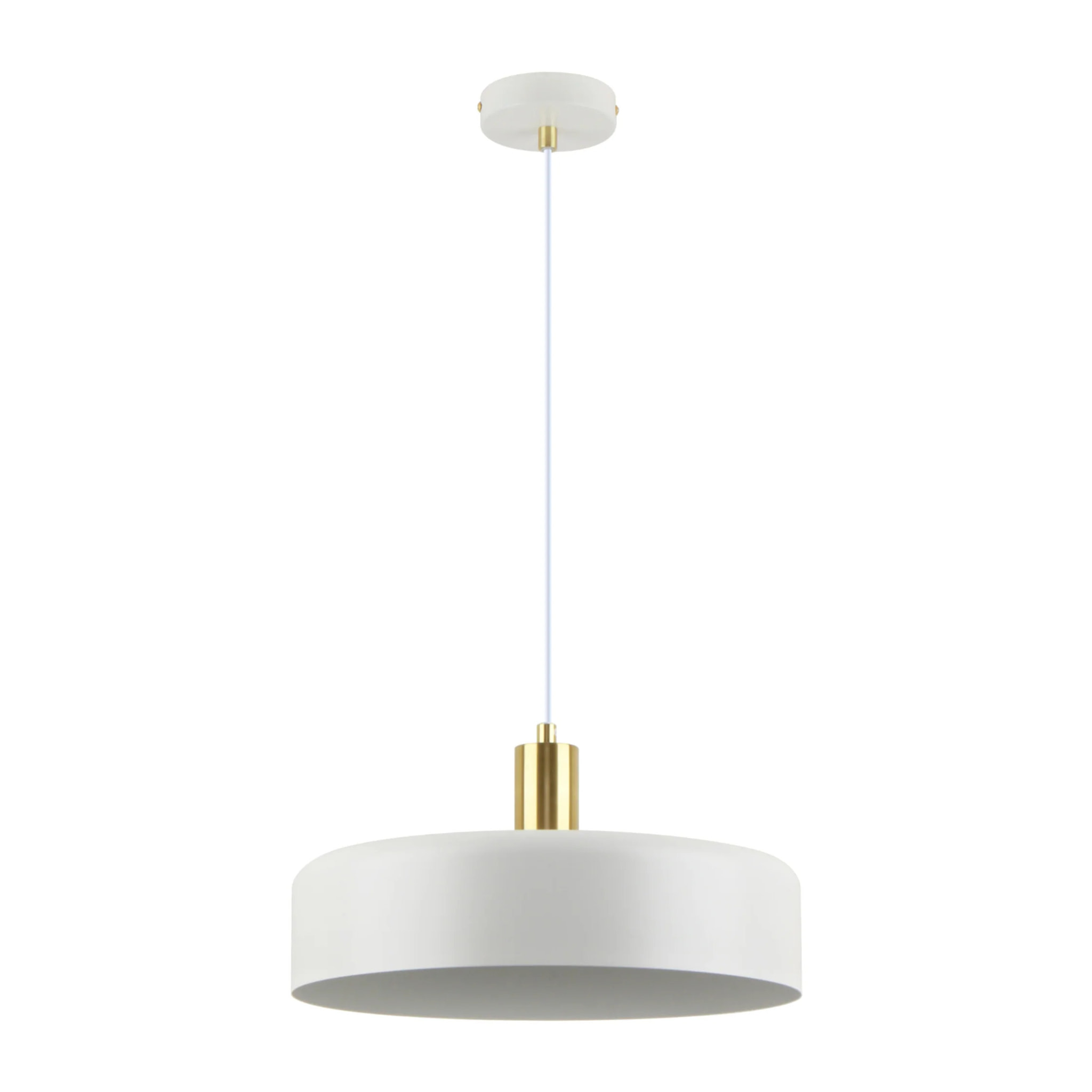 Suspension en métal blanc D35 cm - Nox