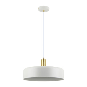 Suspension en métal blanc D35 cm - Nox