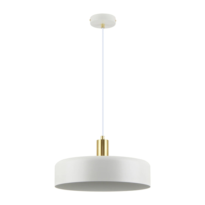 Suspension en métal blanc D35 cm - Nox