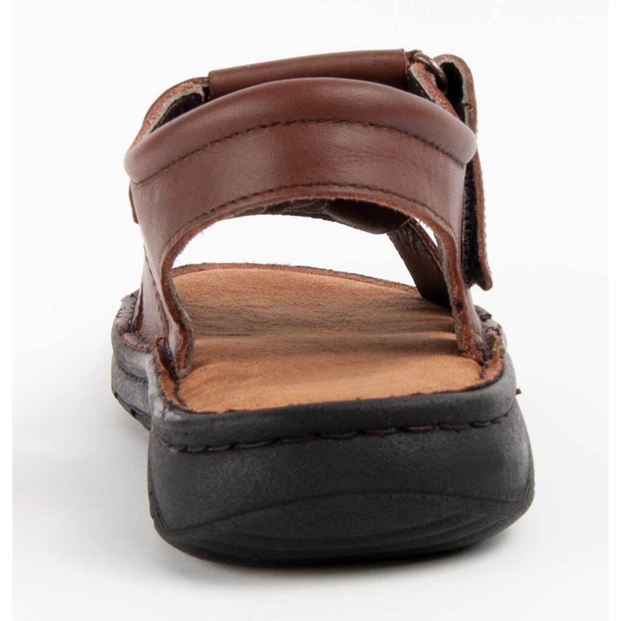 Sandalia De Piel - Marron