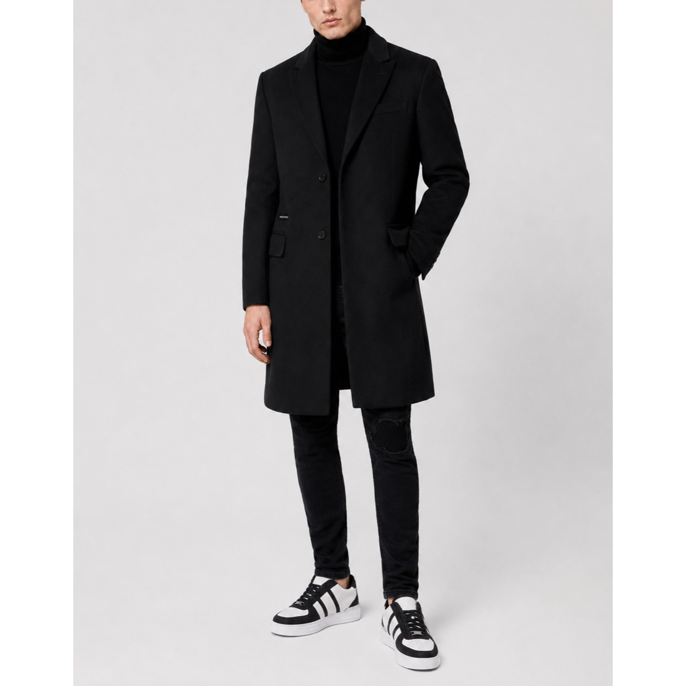 PHILIPP PLEIN Abrigo largo SKULL