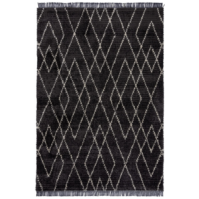 Tapis style berbere AISCHA Monochrome