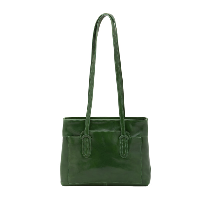 Borsa a spalla  da donna In Vera pelle Made in Italy 23x30x12 cm