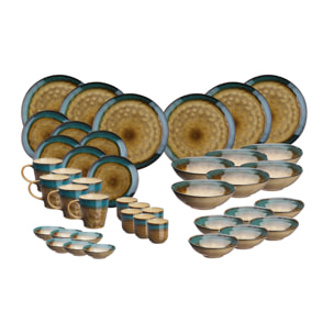 Service Complet ISLAND - 42 pièces - Terre et mer