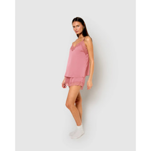 Pijama tirantes mujer satén Friday liso