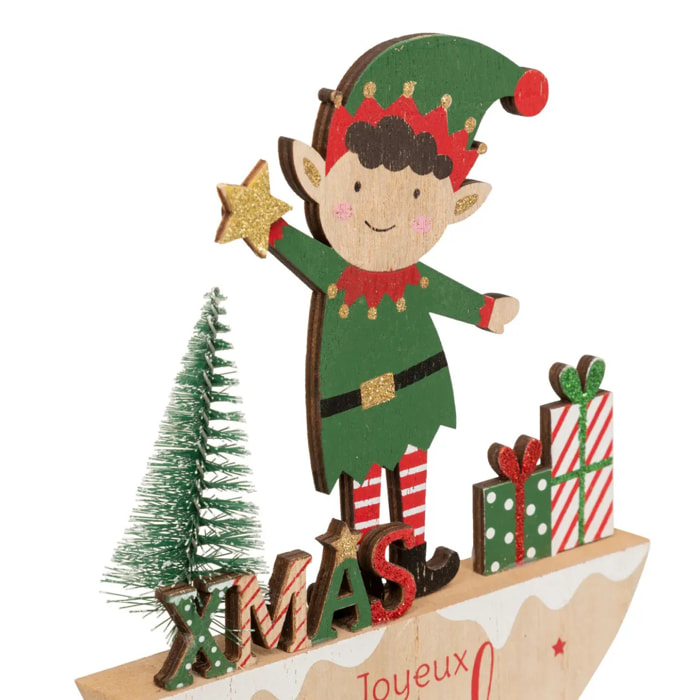 DECO BOIS LUTIN H17