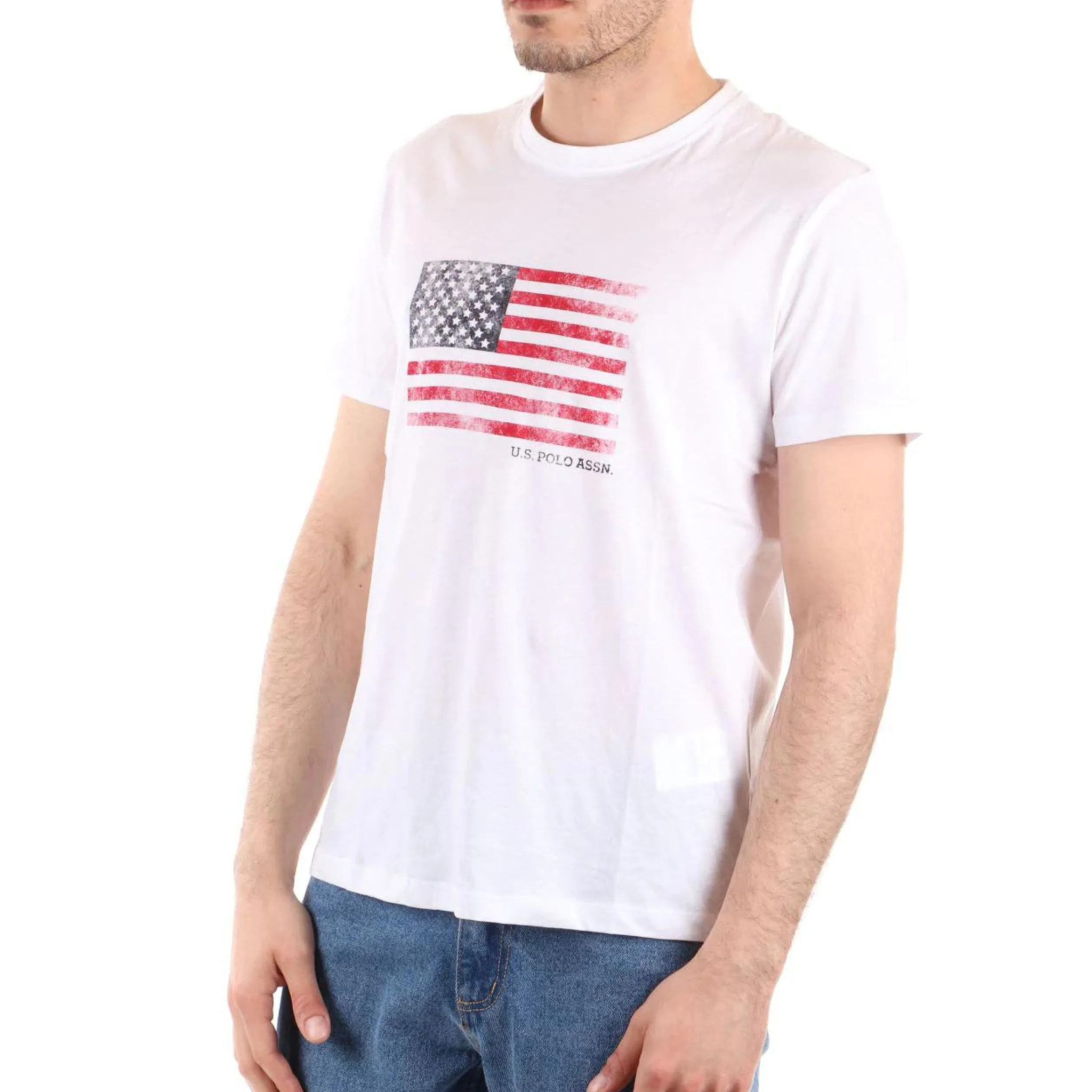 T-Shirt U.S. Polo Assn. Mick 67569 Bandiera Usa Uomo