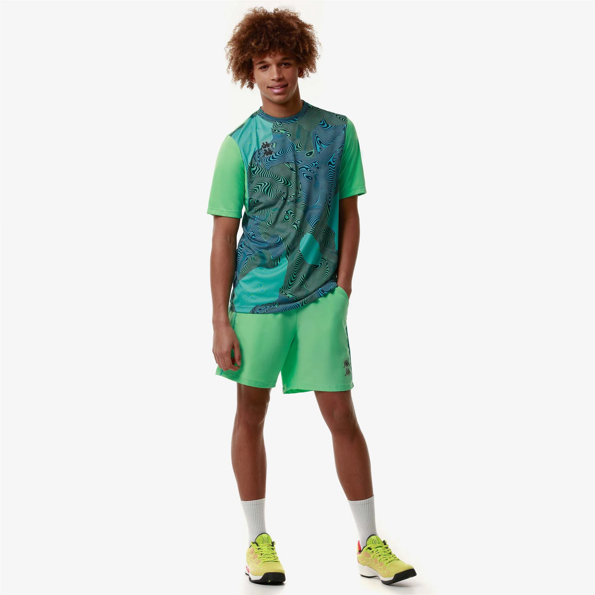 Kappa - Maglie gioco Uomo Verde - Kombat Padel Fier