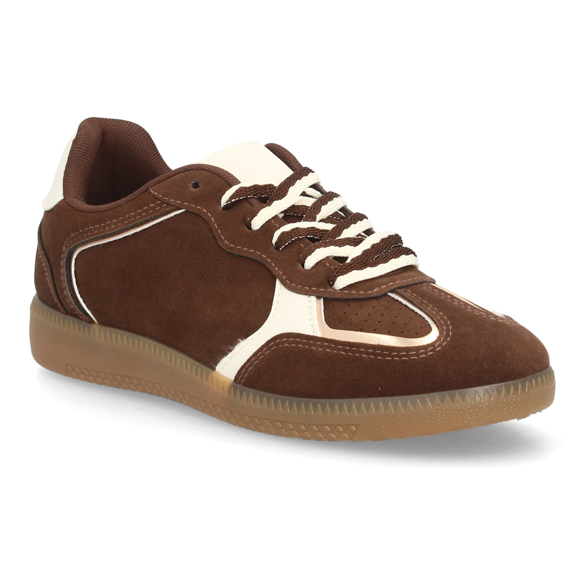 Zapatilla casual con cordón bitono