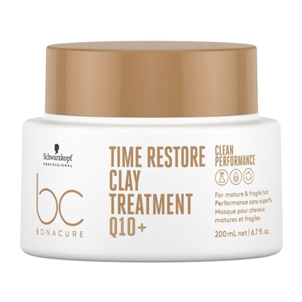 SCHWARZKOPF BC Bonacure Time Restore Clay Treatment Q10+ 200ml