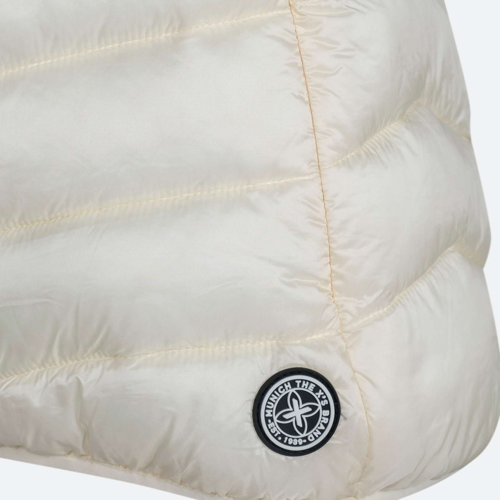 Chaleco MUNICH mujer padding hielo de poliéster-nylon blanco