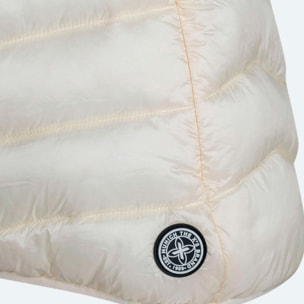 Chaleco MUNICH mujer padding hielo de poliéster-nylon blanco