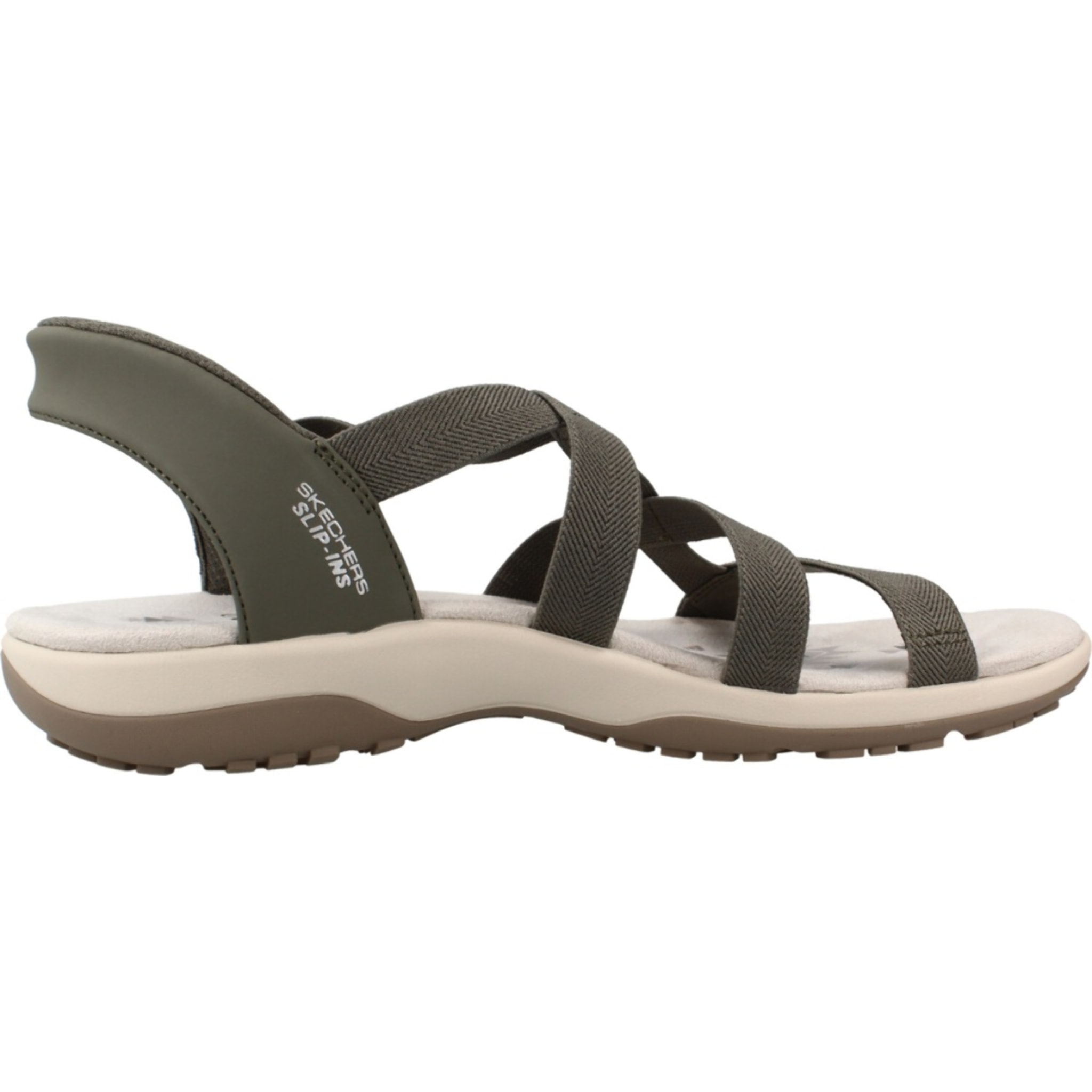 Sandalias Mujer Reggae Slim Stretch Flex Verde