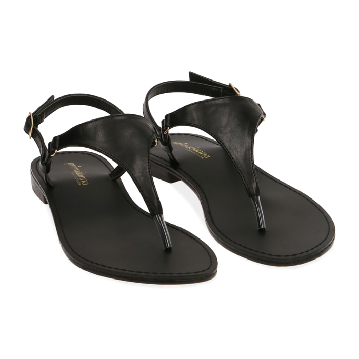 Sandalias chanclas negras