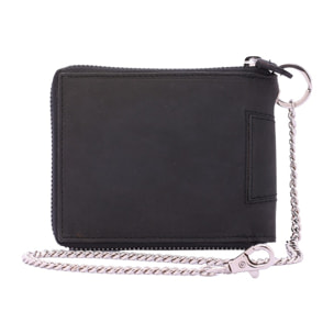 Portafoglio uomo in vera pelle - Modello False - Casual - 10.0 x 12.0 x 3.0 cm