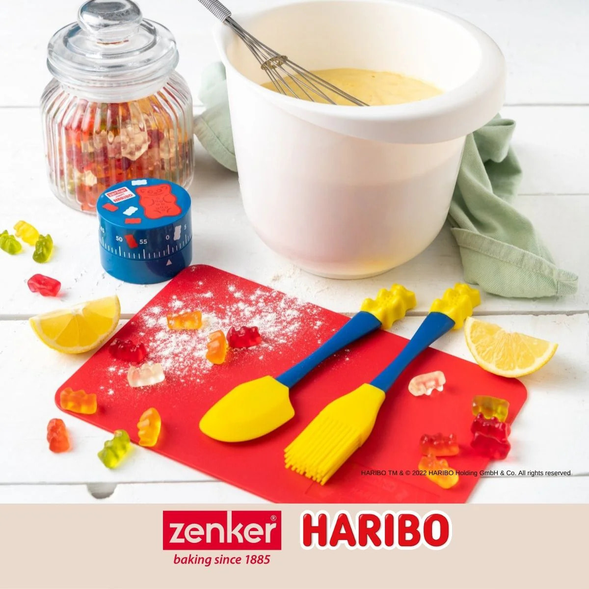 Pinceau de cuisine et pâtisserie 19,8 cm en poils silicone Zenker Haribo