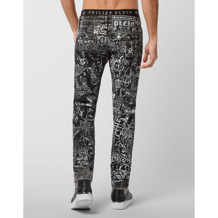 PHILIPP PLEIN Vaqueros de corte recto