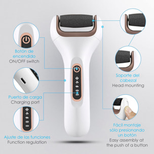 Lima elettronica per piedi, pedicure avanzata.