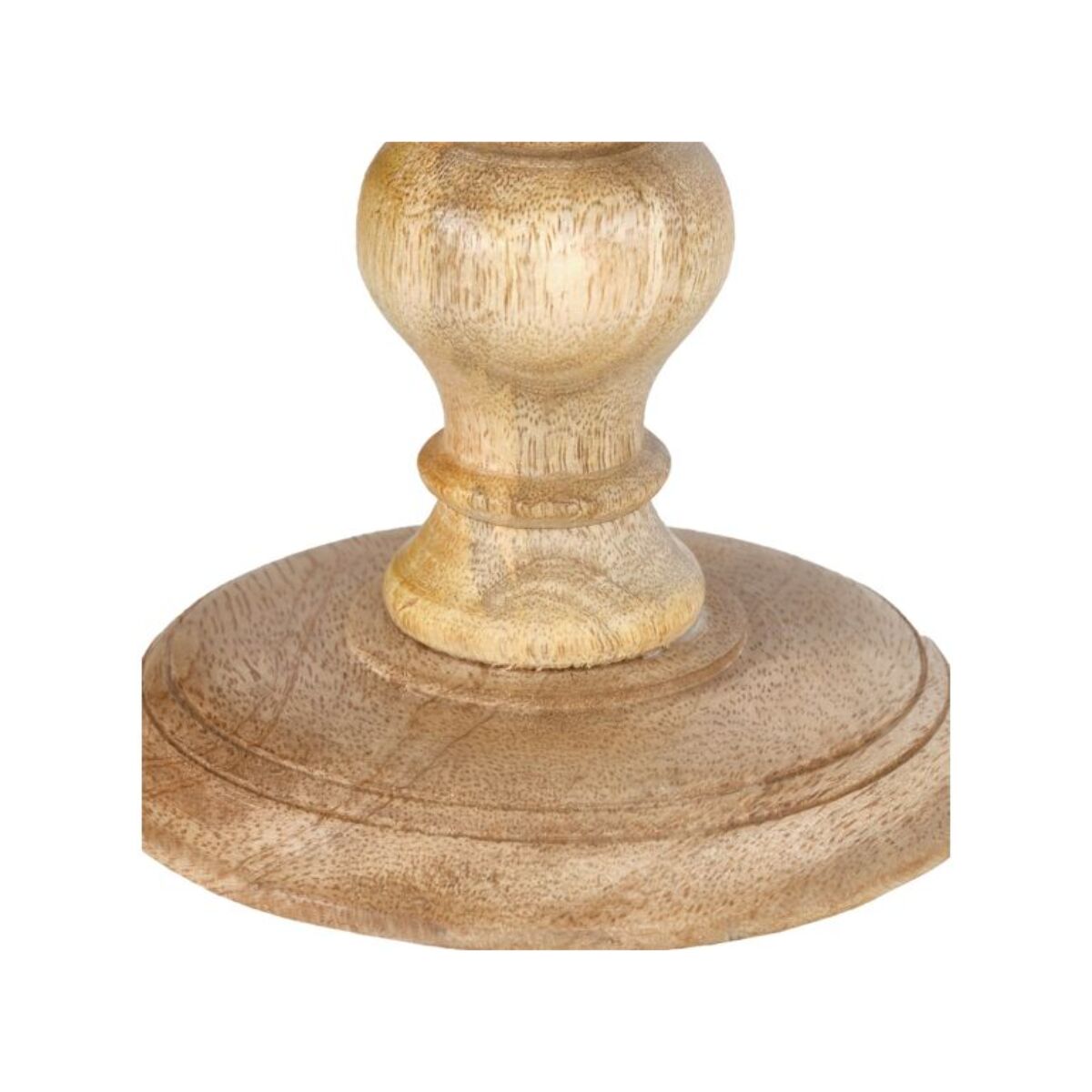 Bougeoir H. 31 cm en bois de manguier laqué - INARIE 2905 - 7236