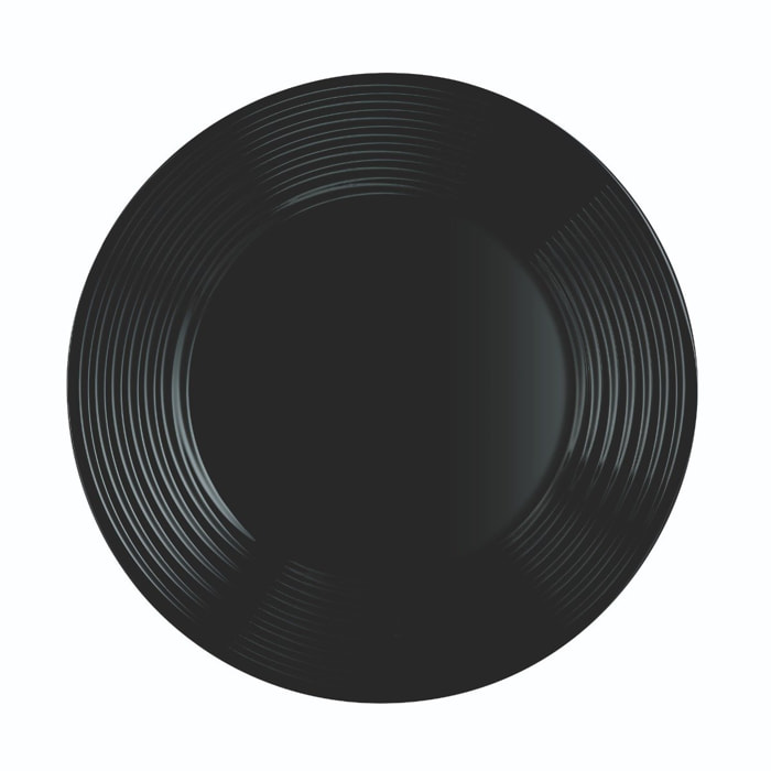 Service de table 18 pièces Harena Noir - Luminarc
