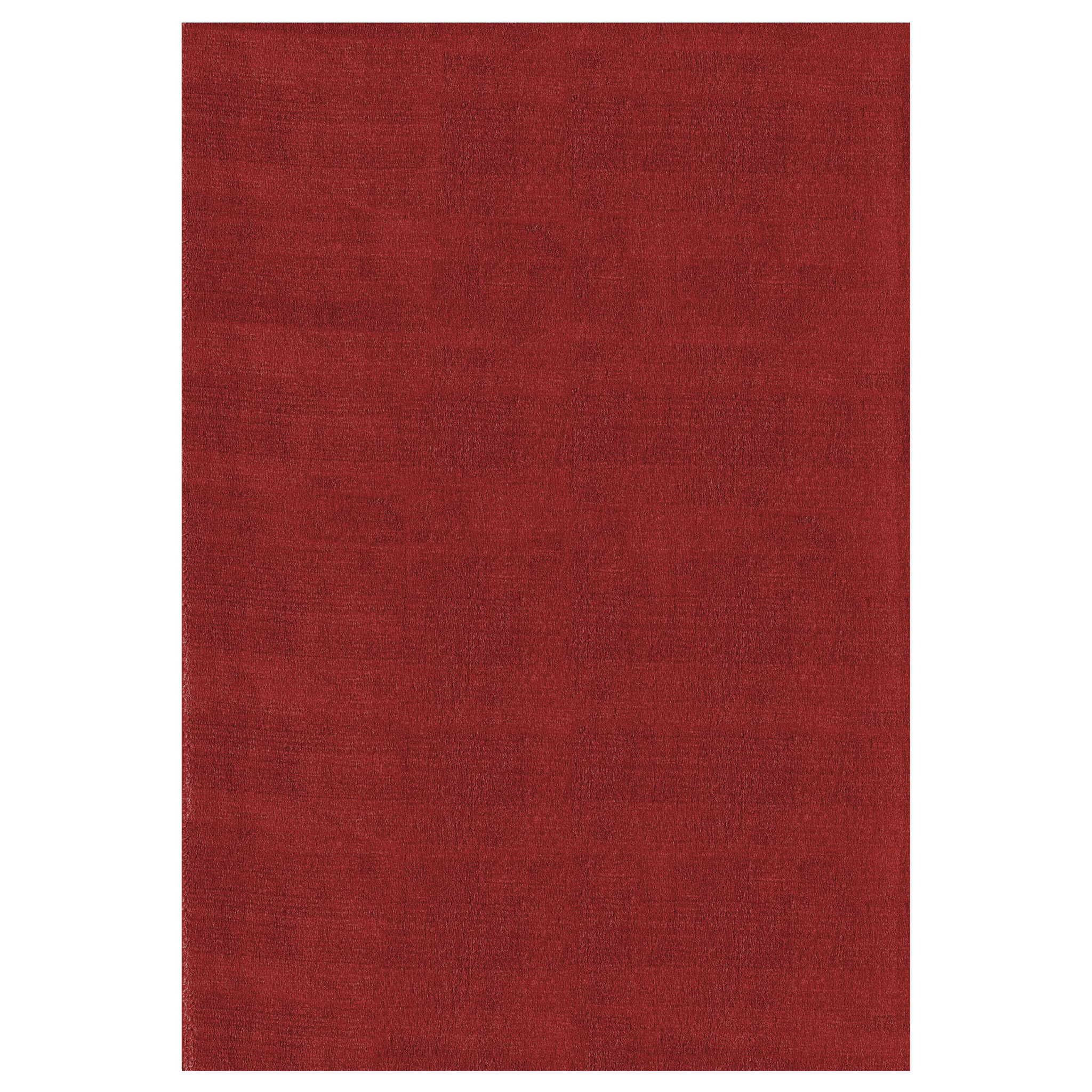 MOSCOU - Tapis uni Rouge