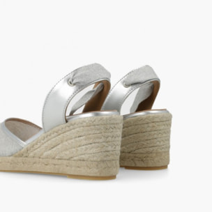 ALPARGATAS PLATEADAS CORELI