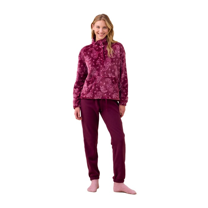 Pigiama donna coral articolo cachemire. Noidinotte