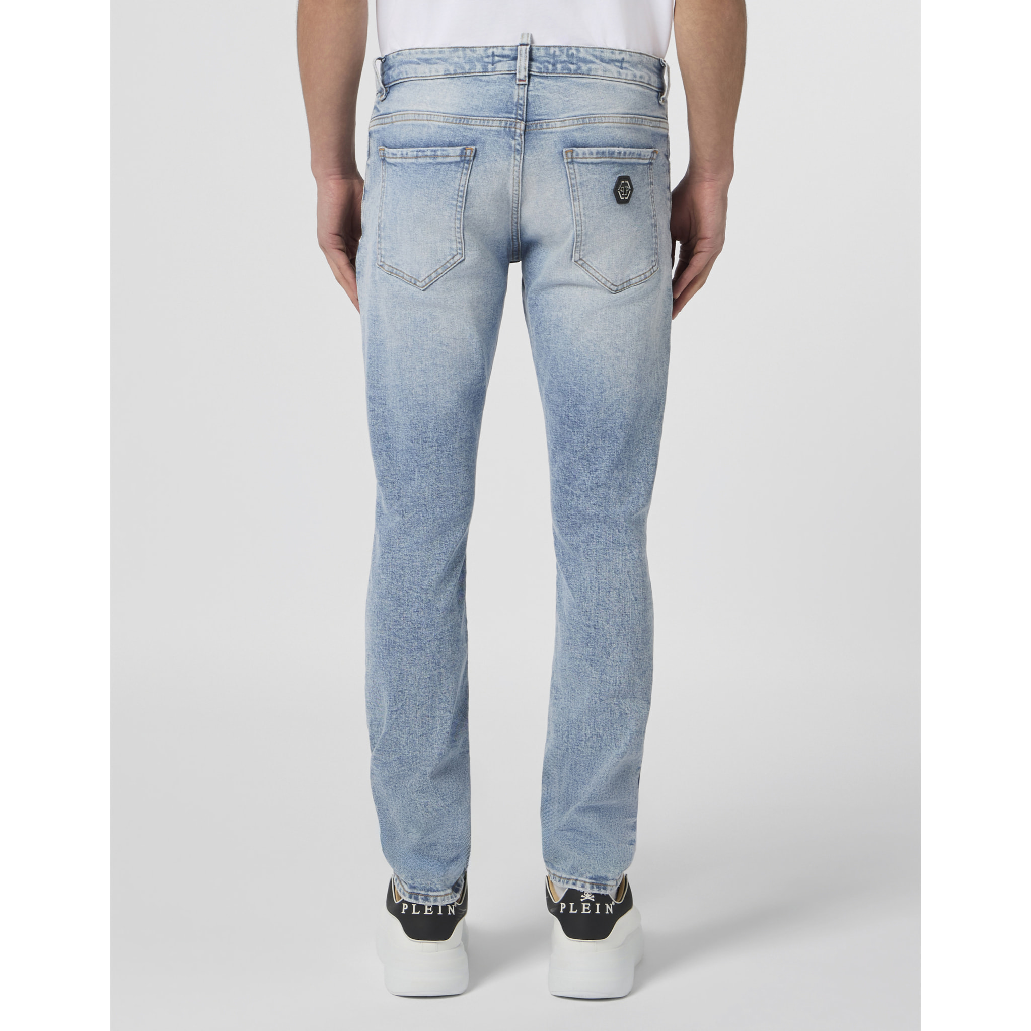 PHILIPP PLEIN Super Straight Cut Jeans Basic