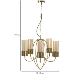 LAMPADARIO VERSAILLES 5 LUCI CM Ø 80X103