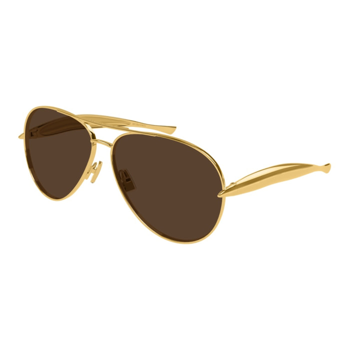 Gafas de Sol Bottega Veneta BV1305S-007 de Metal Unisex 64 mm