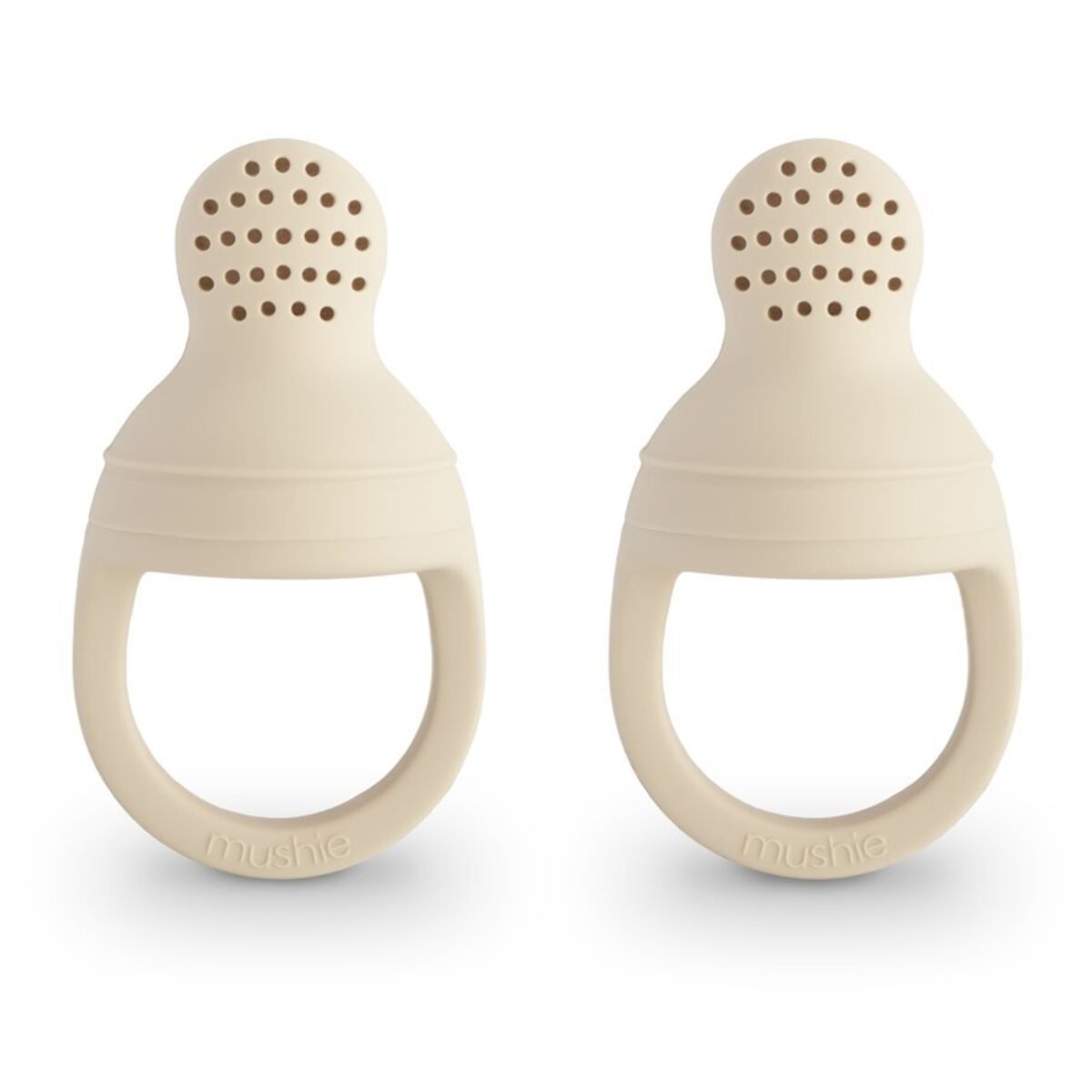 Mushie Pack 2 Alimentadores Silicona Solid