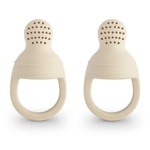 Mushie Pack 2 Alimentadores Silicona Solid