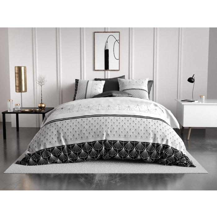 Parure Housse De Couette 3pcs 100% coton 57fils Casta