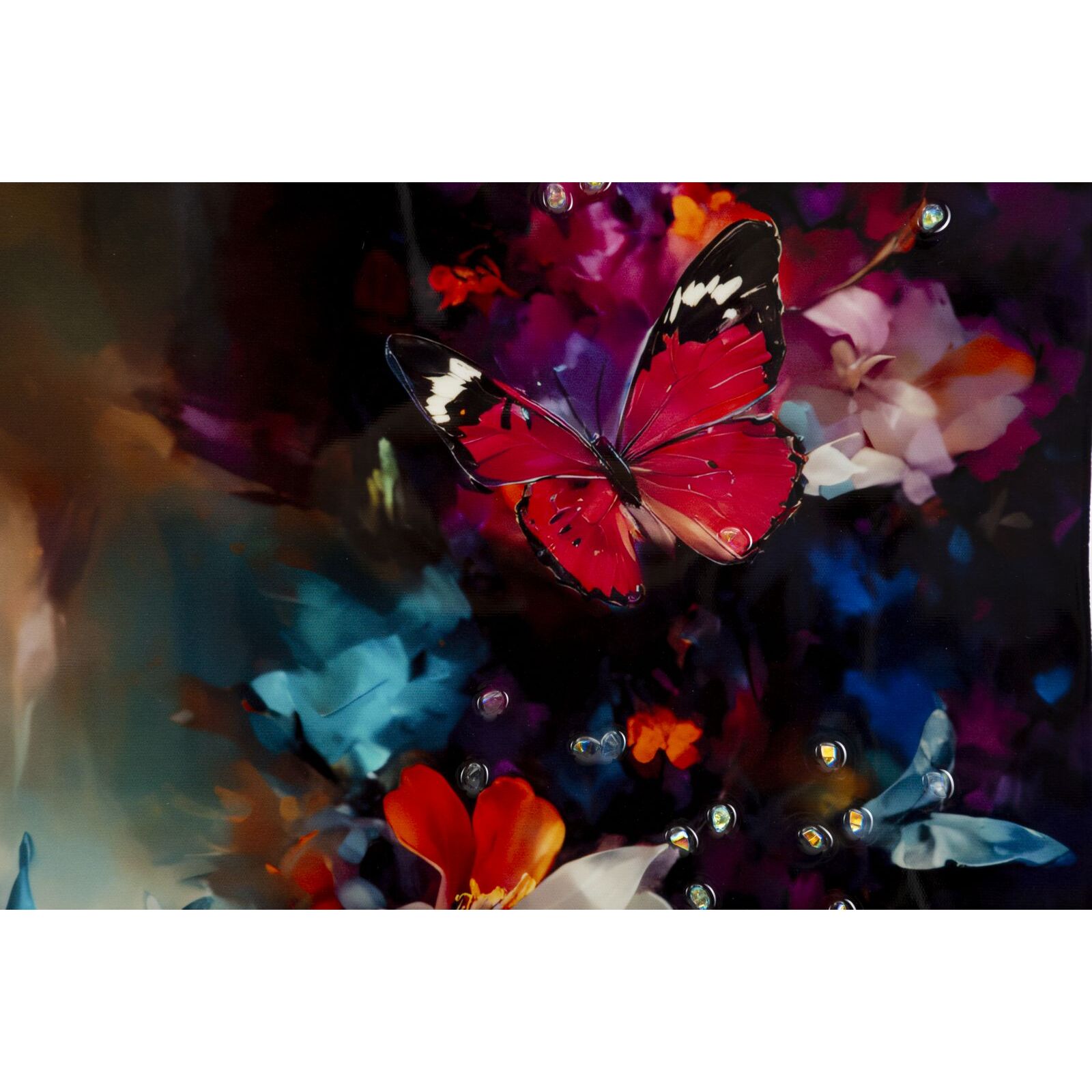 DIPINTO SU TELA LACCATO MARTY C/CORNICE -A- CM 62X4X92