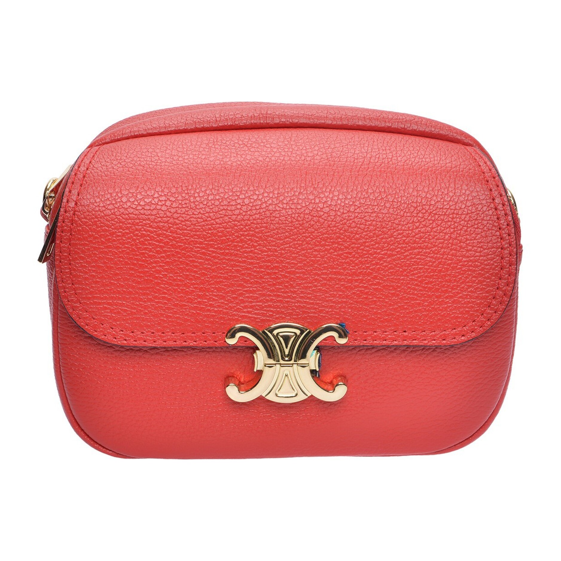 Borsa a spalla Anna Luchini Rosso