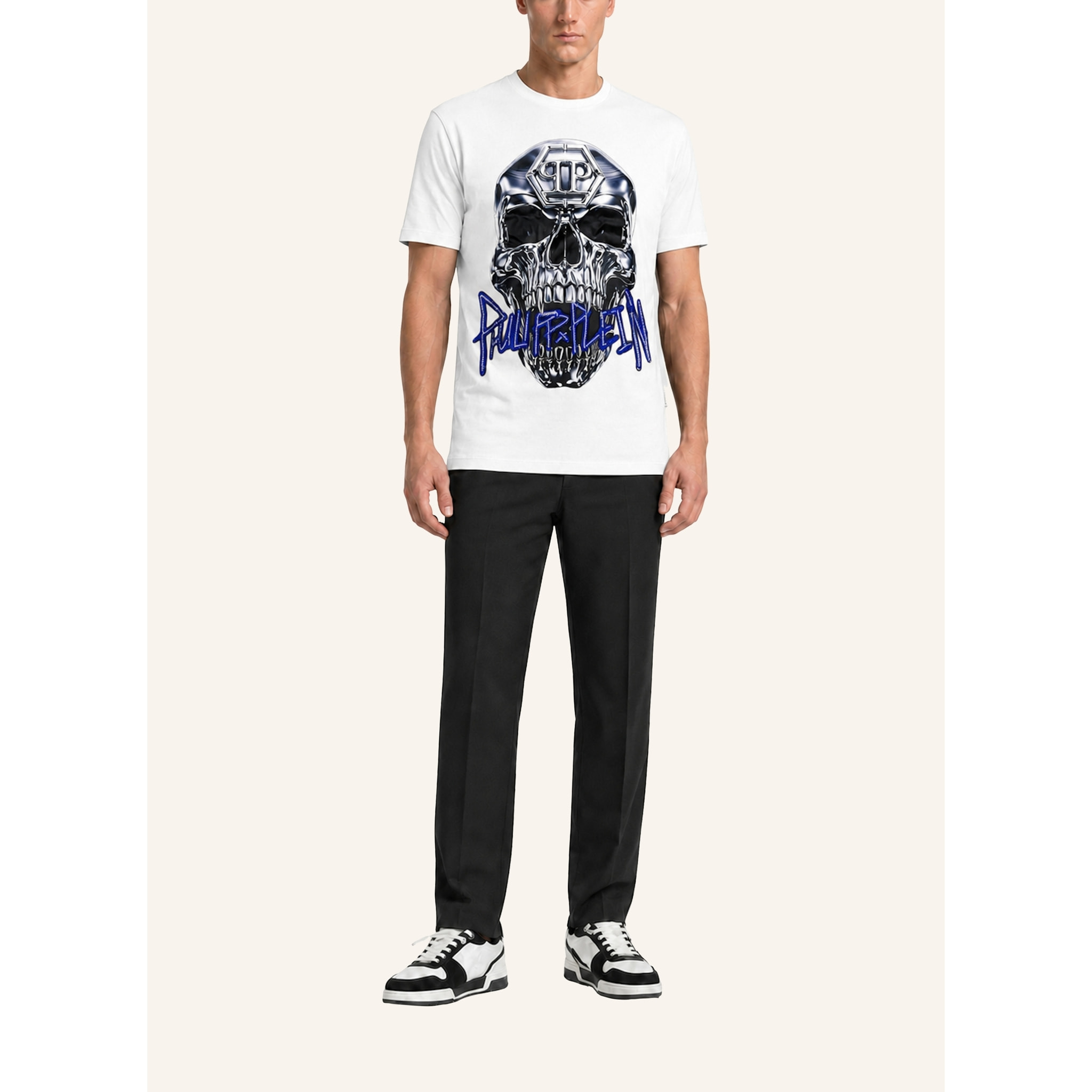 PHILIPP PLEIN T-shirt girocollo a maniche corte SKULL
