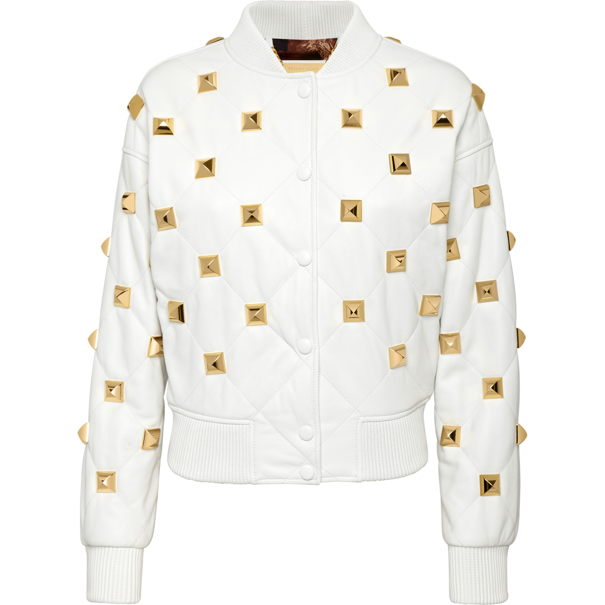 PHILIPP PLEIN Bomber de cuero