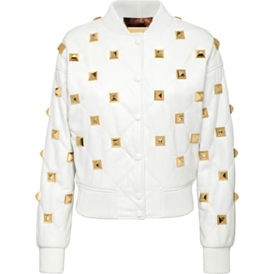 PHILIPP PLEIN Bomber de cuero