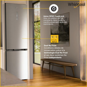 Réfrigérateur combiné WHIRLPOOL WHK26413X6EE