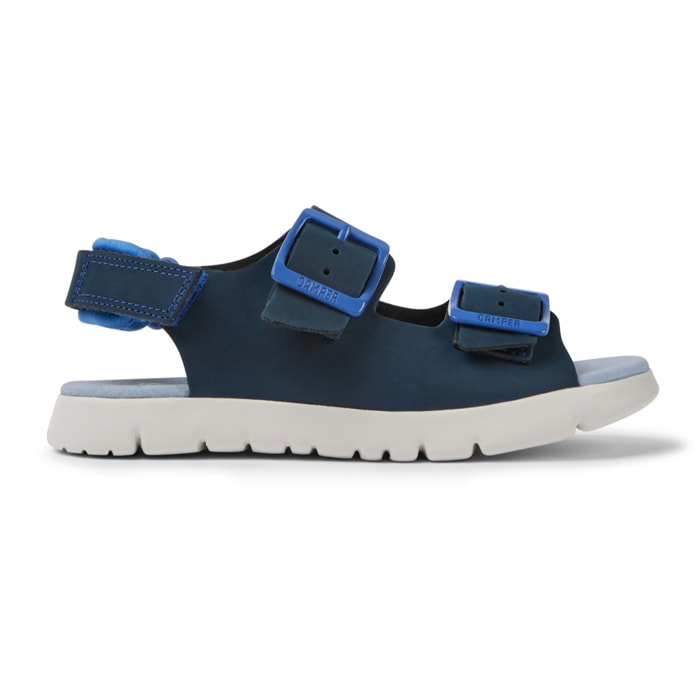 Sandalias - CAMPER Oruga - Azul - Cuero liso