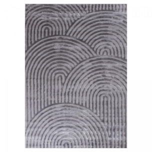 Tapis salon et chambre tissé motif géométrique GUGO
