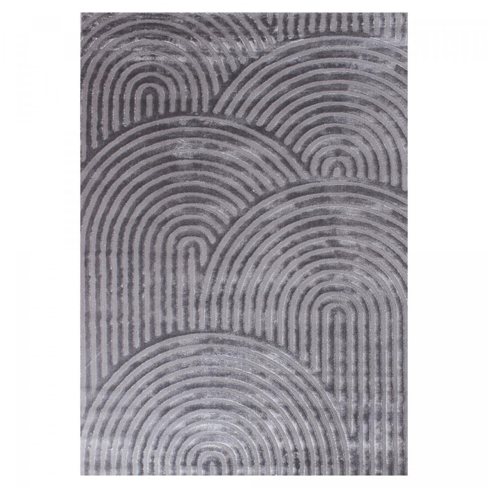 Tapis salon et chambre tissé motif géométrique GUGO